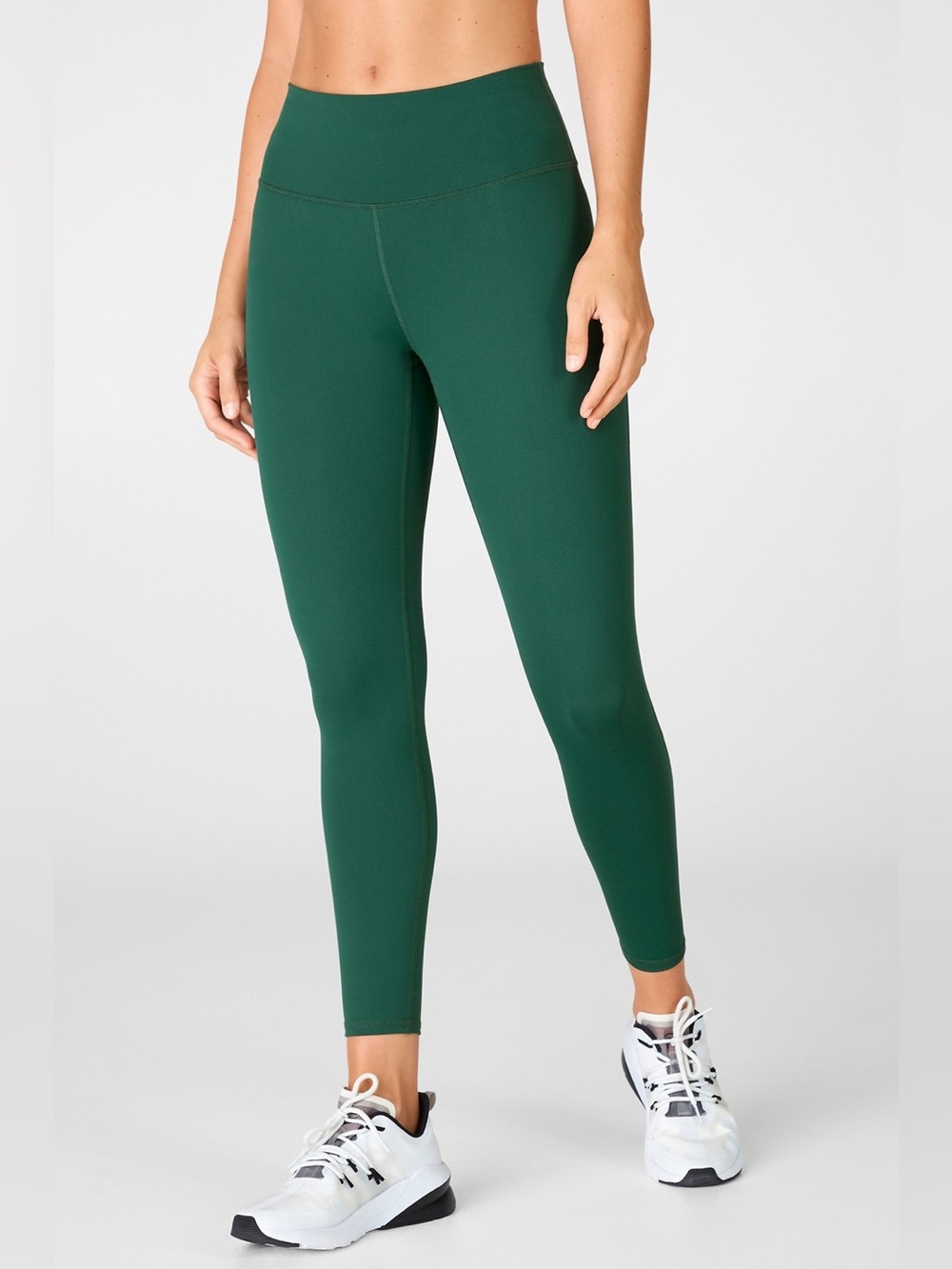 Fabletics Green Define PowerHold® High-Waisted Legging 7/8 Size Medium